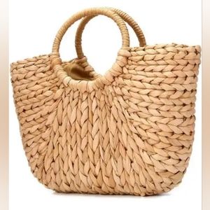 Woven straw bag NWOT